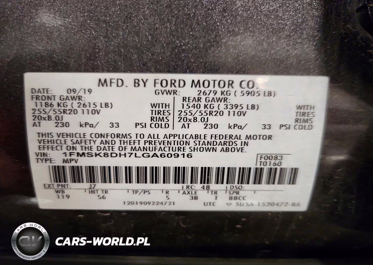 2020 Ford Explorer Xlt VIN:1FMSK8DH7LGA60916 - 13
