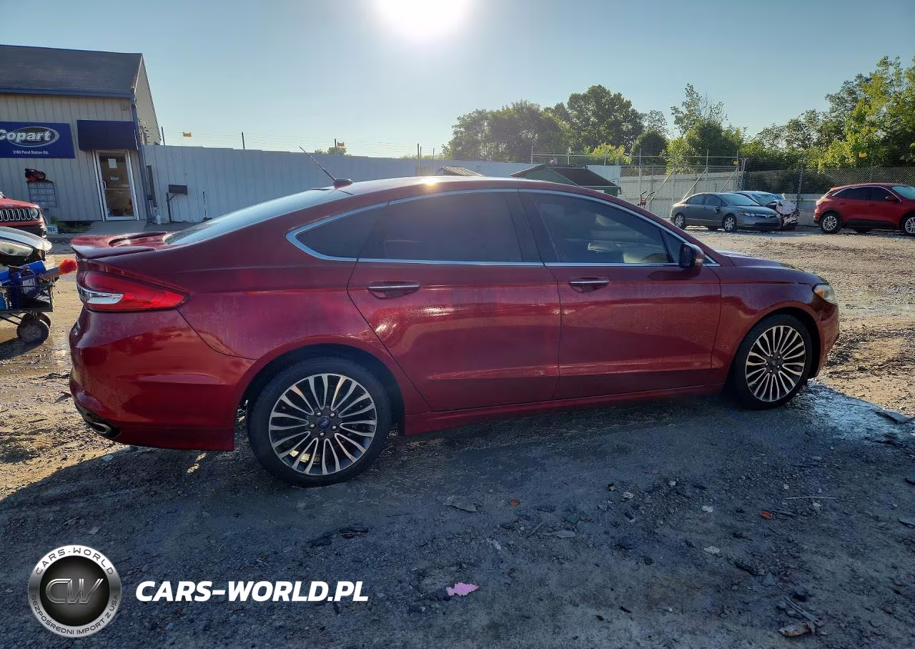 2017 Ford Fusion Titanium VIN:3FA6P0D92HR257404 - 3