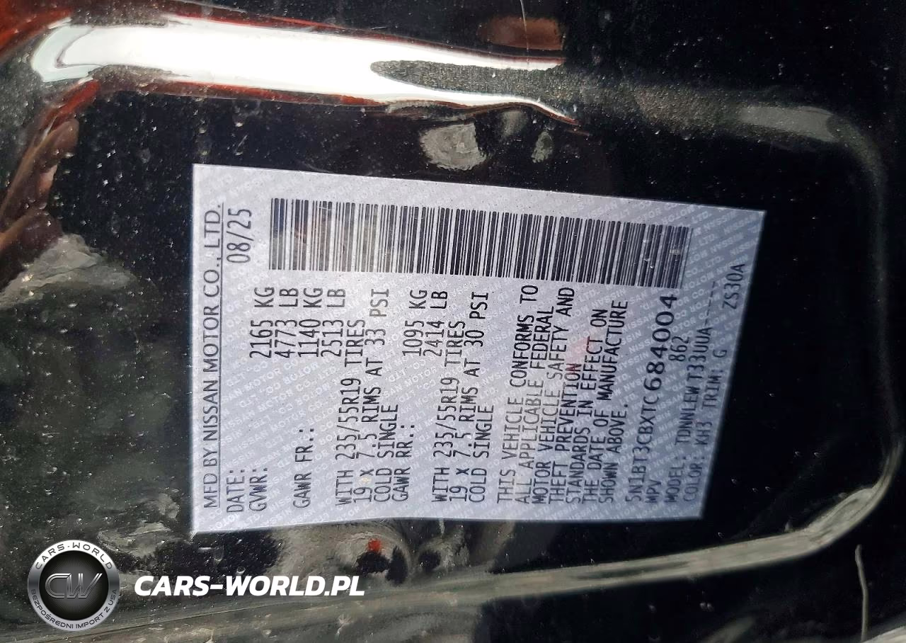 2026 Nissan Rogue Sl VIN:5N1BT3CBXTC684004 - 13