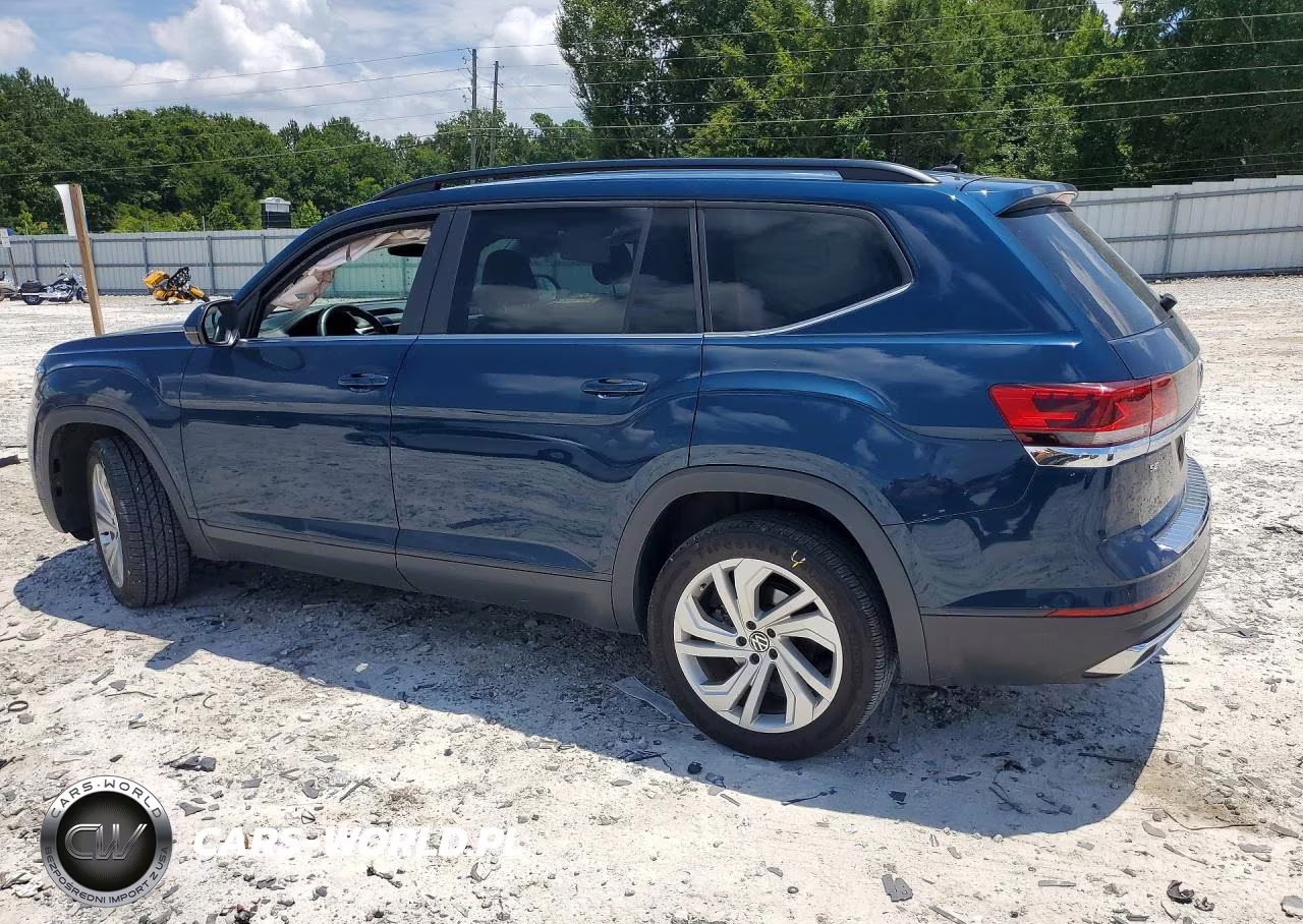 2021 Volkswagen Atlas Se VIN:1V2WP2CA2MC570638 - 2