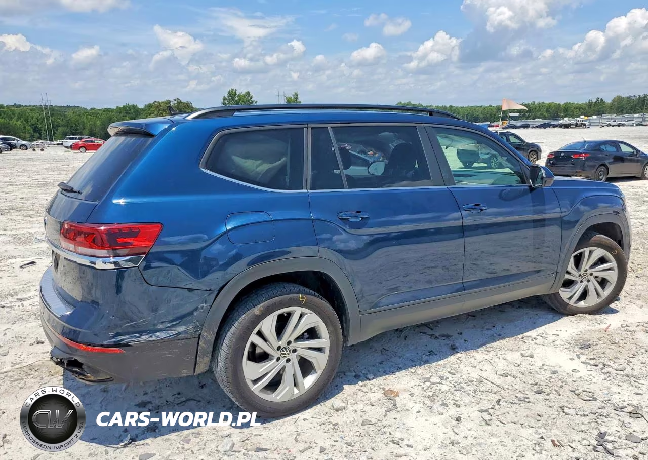 2021 Volkswagen Atlas Se VIN:1V2WP2CA2MC570638 - 3