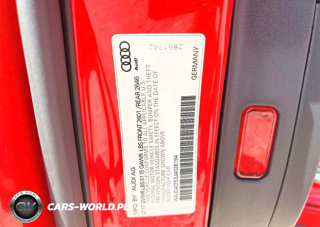 2018 Audi S5 Prestige VIN:WAUC4CF53JA028194 - 12