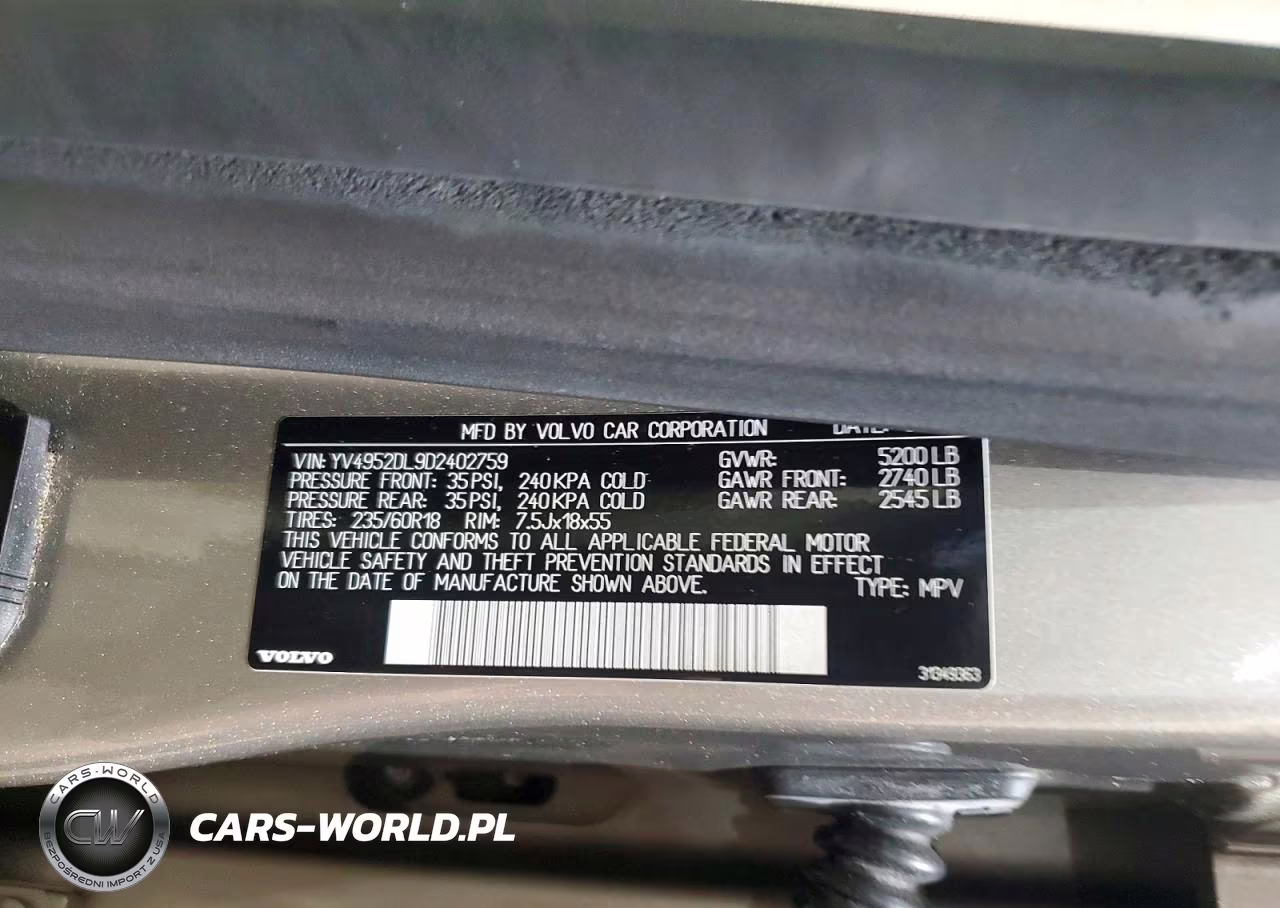 2013 Volvo Xc60 3.2 VIN:YV4952DL9D2402759 - 13