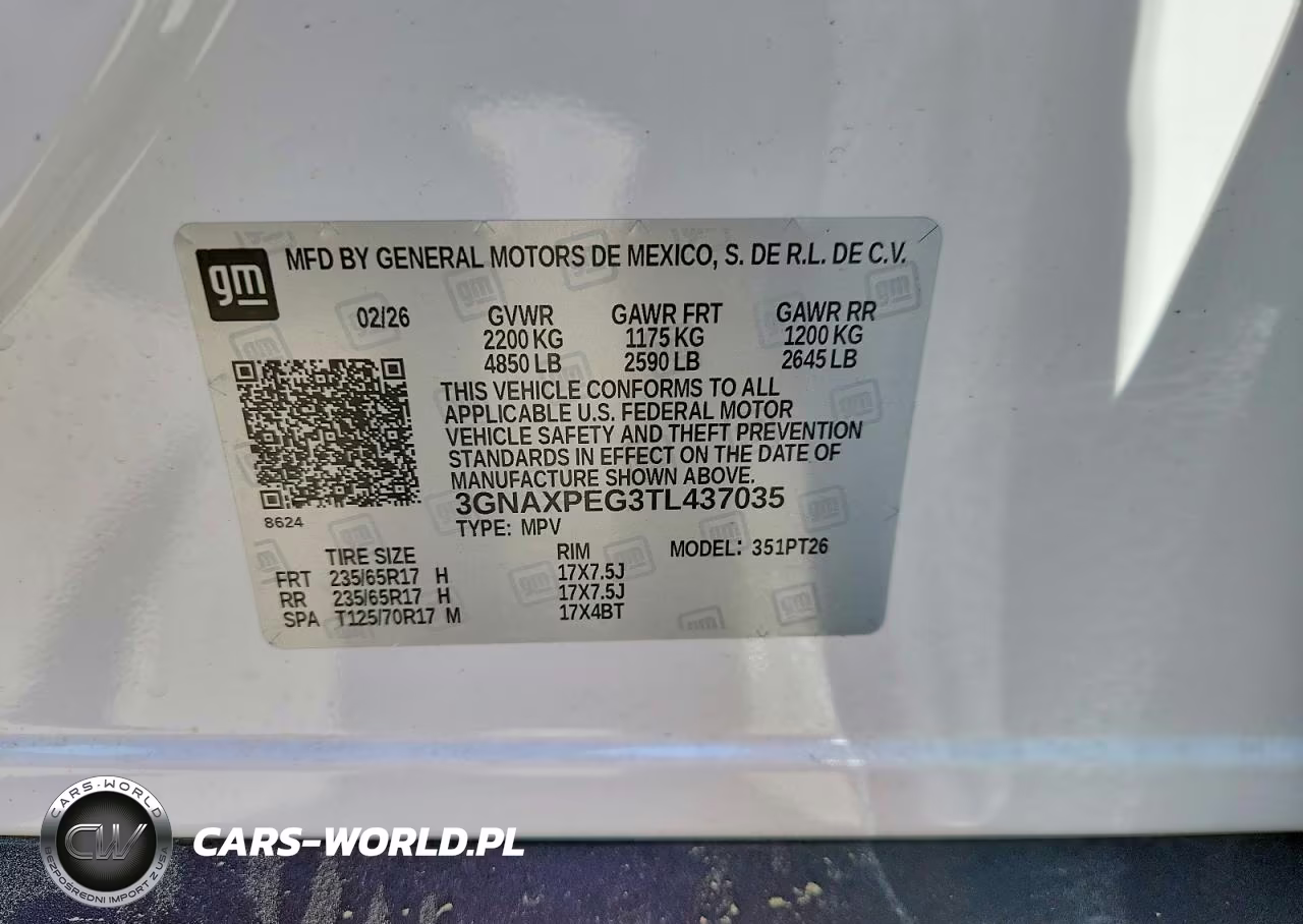 2026 Chevrolet Equinox Lt VIN:3GNAXPEG3TL437035 - 13