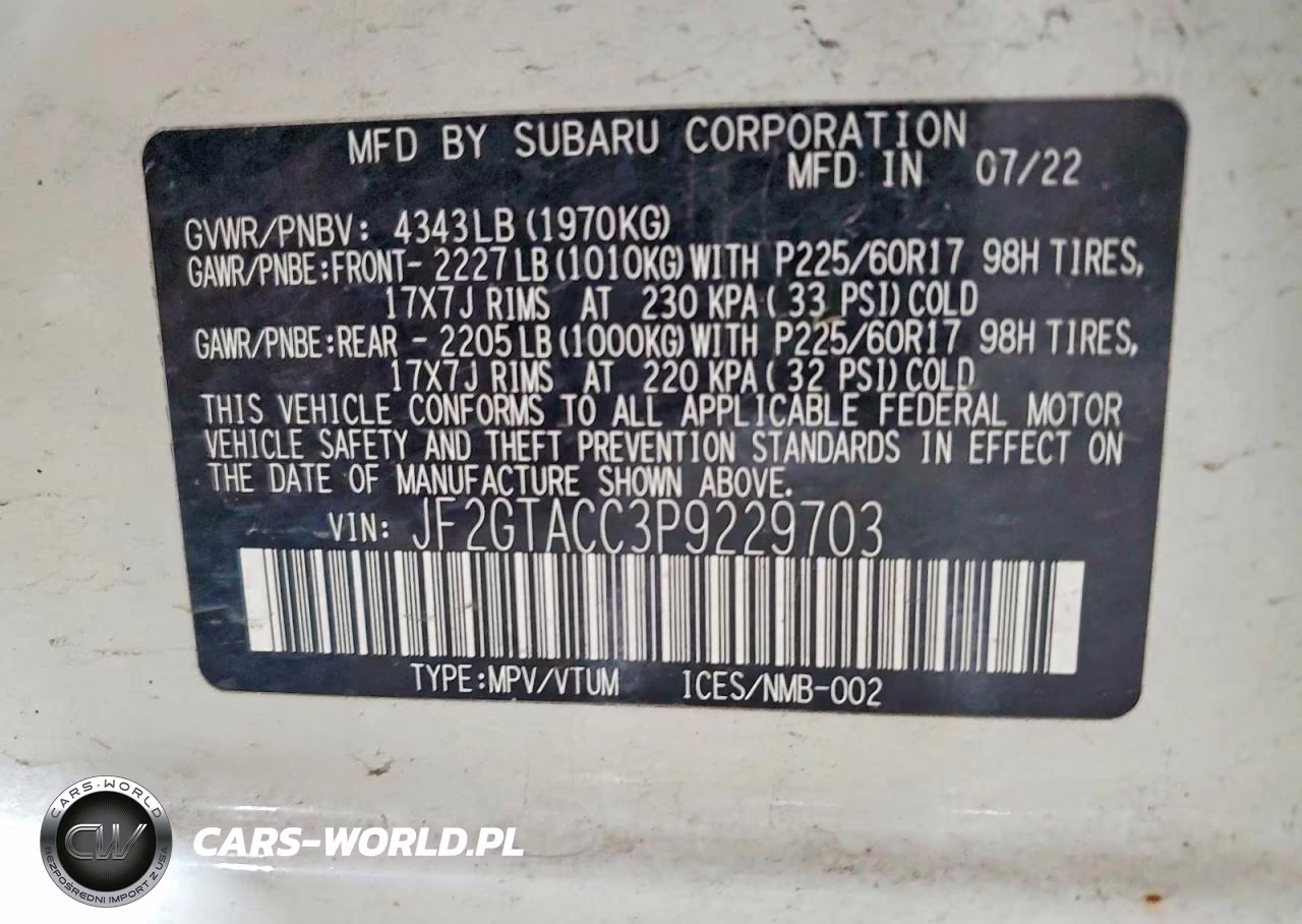 2023 Subaru Crosstrek Premium VIN:JF2GTACC3P9229703 - 14