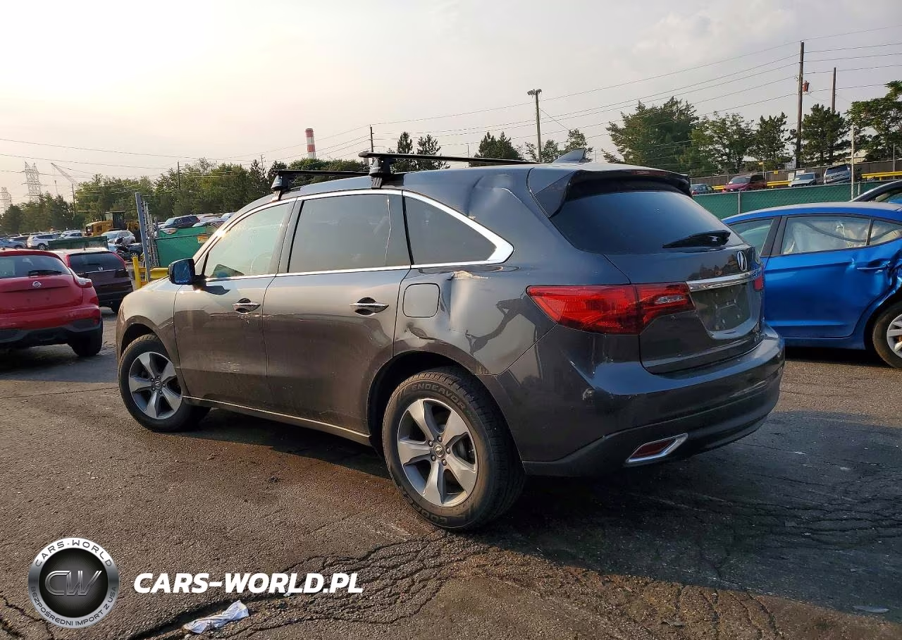 2015 Acura Mdx VIN:5FRYD4H25FB010035 - 2