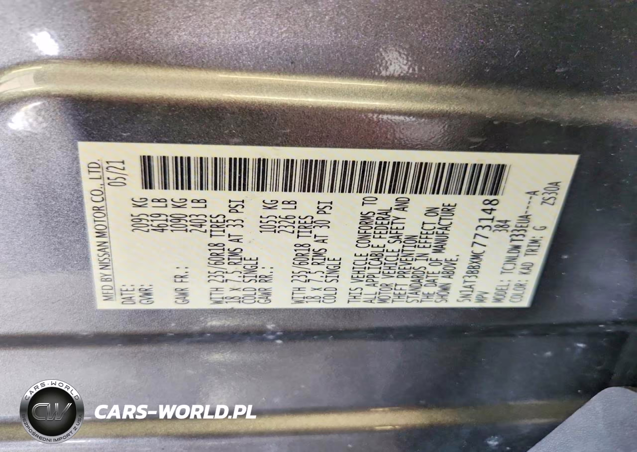 2021 Nissan Rogue Sv VIN:5N1AT3BBXMC773148 - 13