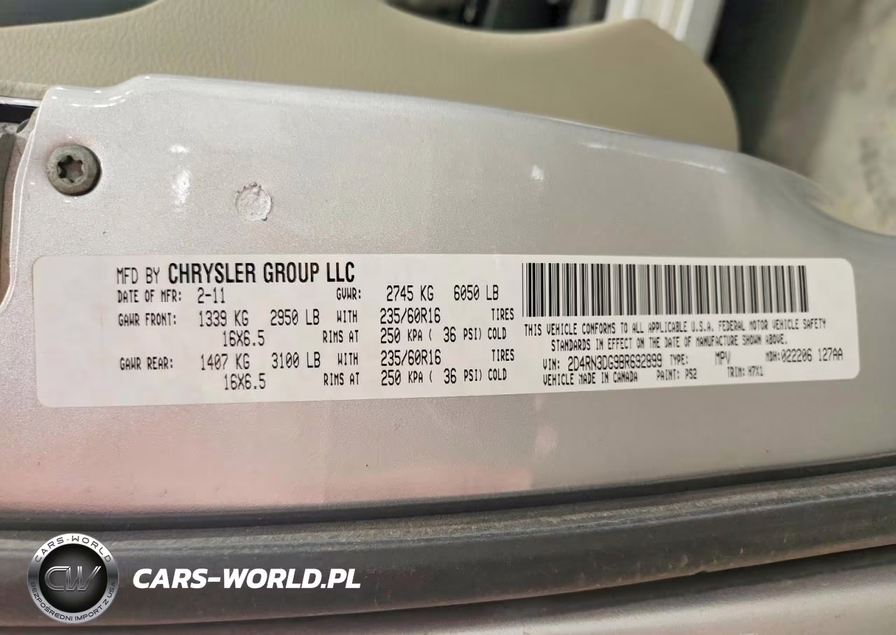2011 Dodge Grand Caravan Mainstreet VIN:2D4RN3DG9BR692899 - 13
