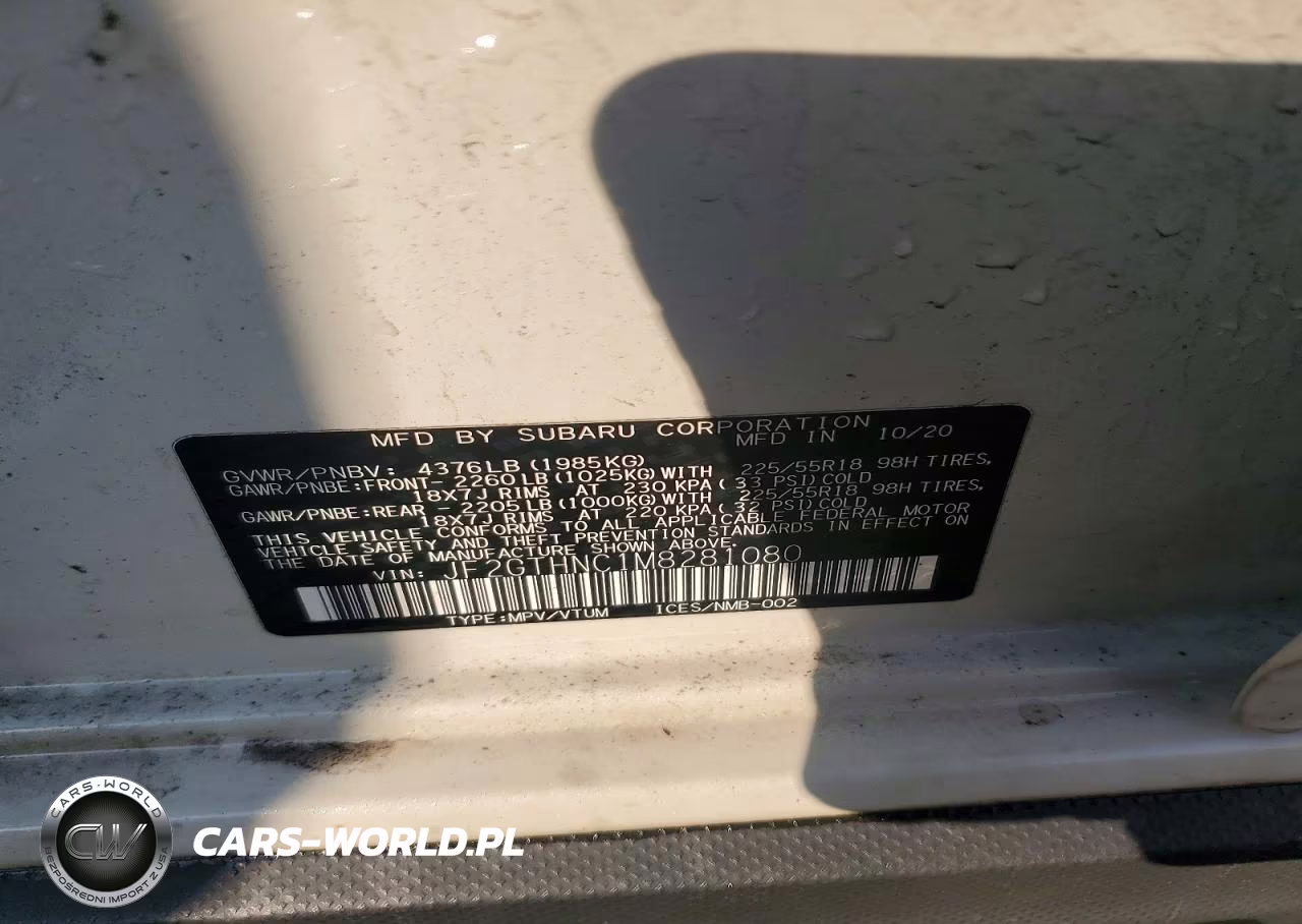 2021 Subaru Crosstrek Limited VIN:JF2GTHNC1M8281080 - 12