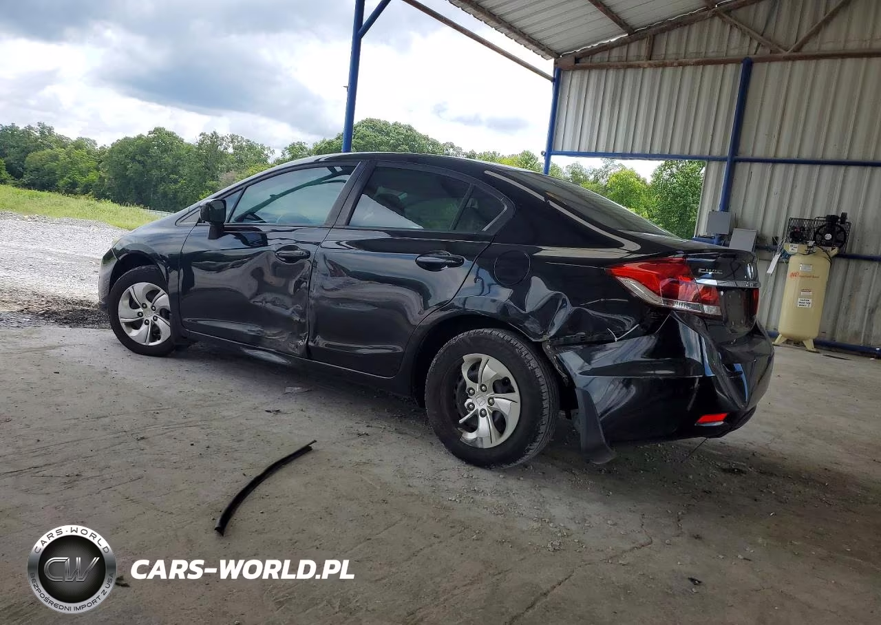 2014 Honda Civic Lx VIN:19XFB2F5XEE016031 - 2