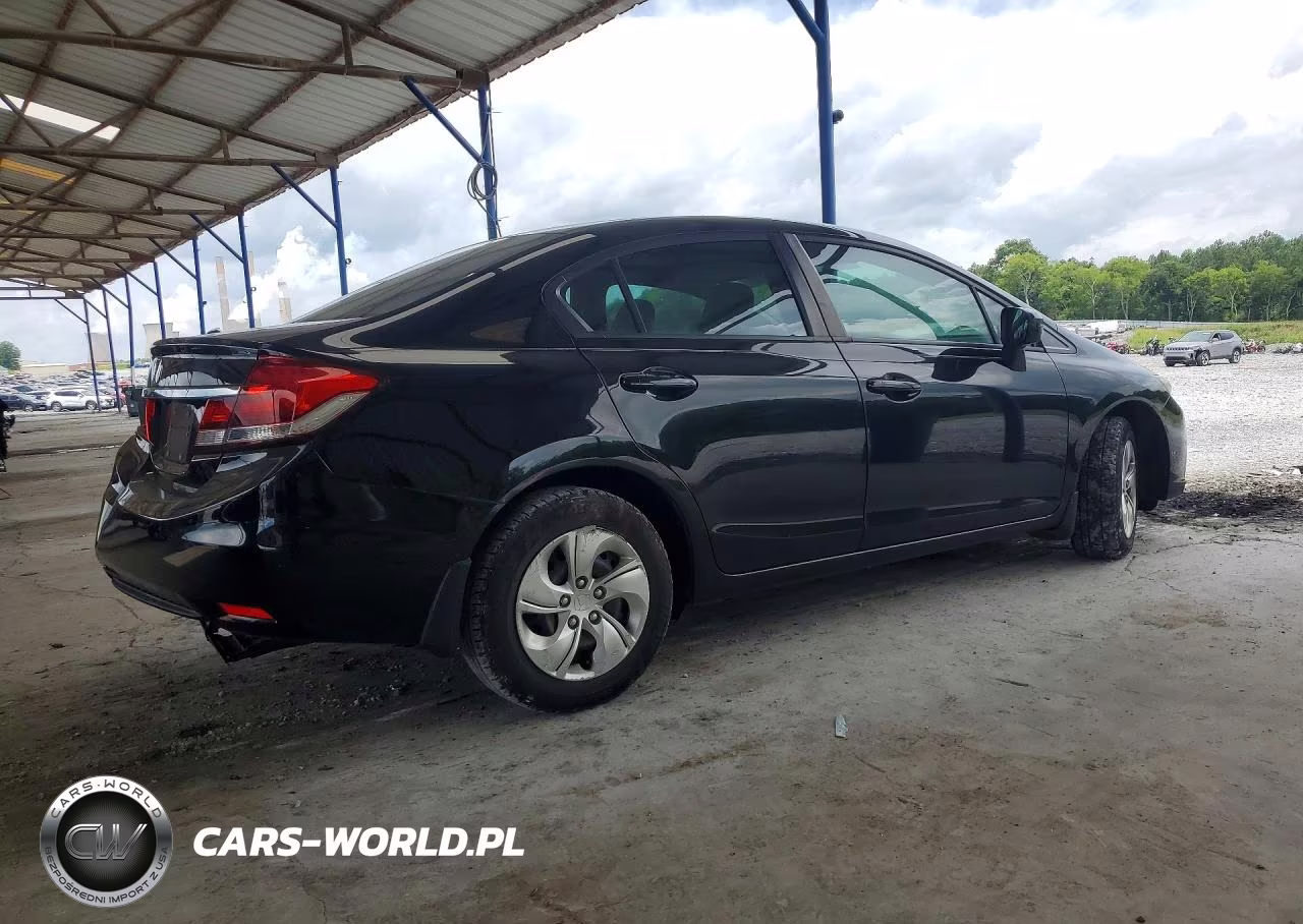 2014 Honda Civic Lx VIN:19XFB2F5XEE016031 - 3