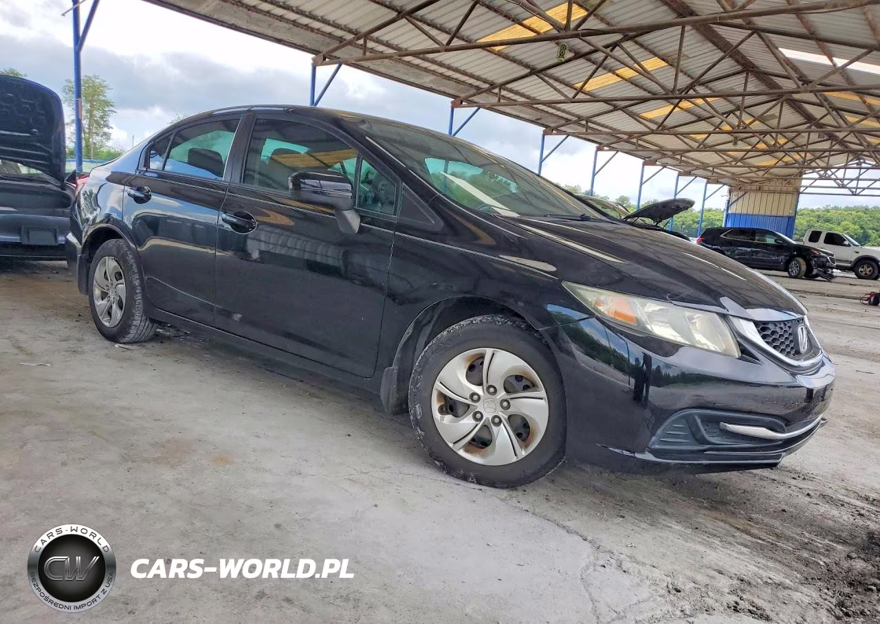 2014 Honda Civic Lx VIN:19XFB2F5XEE016031 - 4