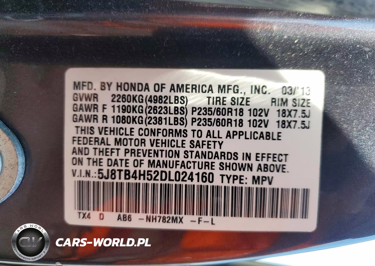2013 Acura Rdx Technology VIN:5J8TB4H52DL024160 - 13