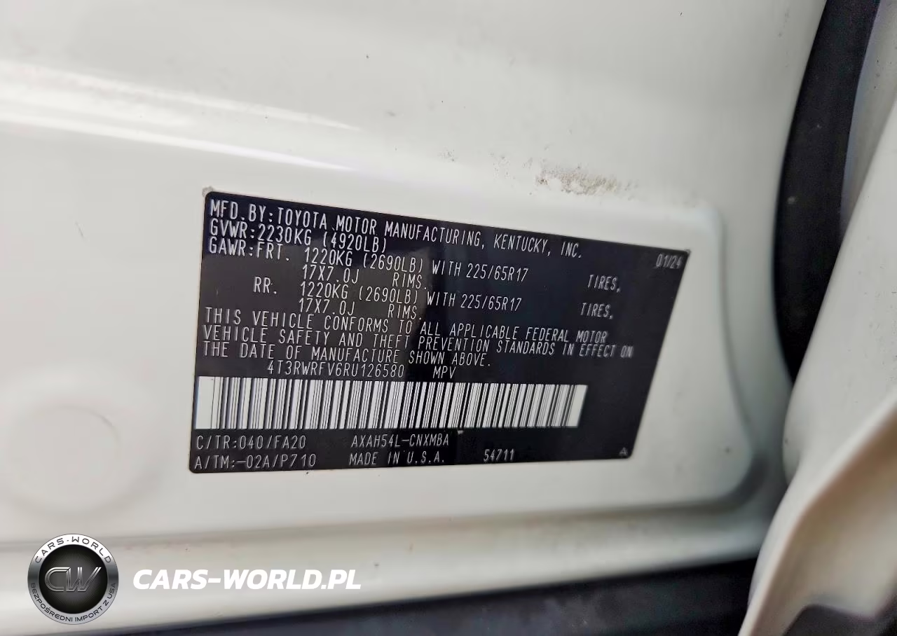 2024 Toyota Rav4 Hybrid Xle VIN:4T3RWRFV6RU126580 - 12