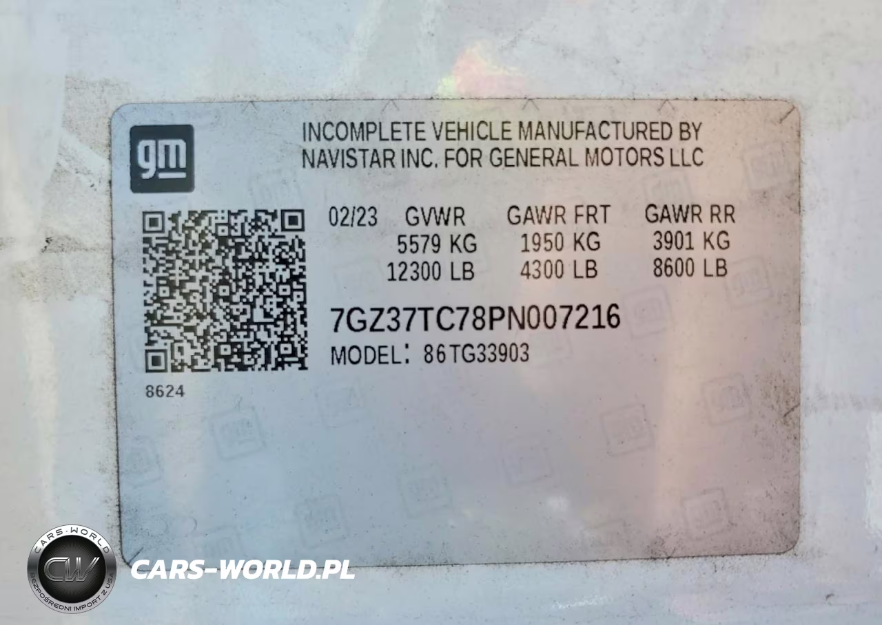 2023 GMC Savana Box Truck VIN:7GZ37TC78PN007216 - 14