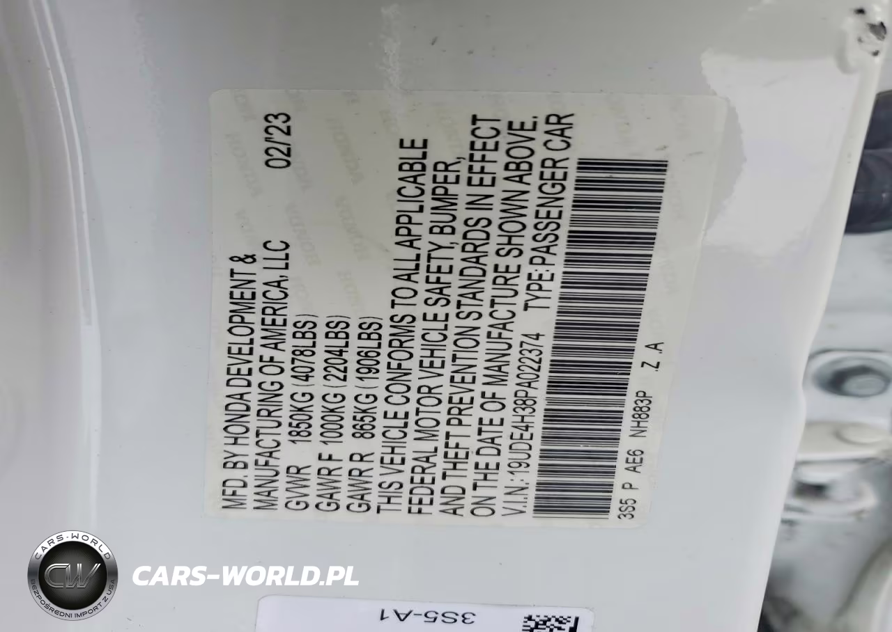 2023 Acura Integra A-Spec VIN:19UDE4H38PA022374 - 12