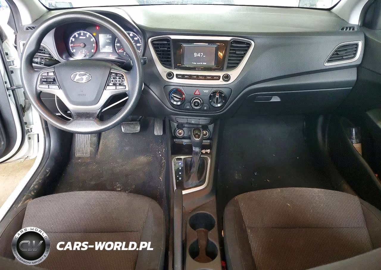 2020 Hyundai Accent Se VIN:3KPC24A6XLE113581 - 8