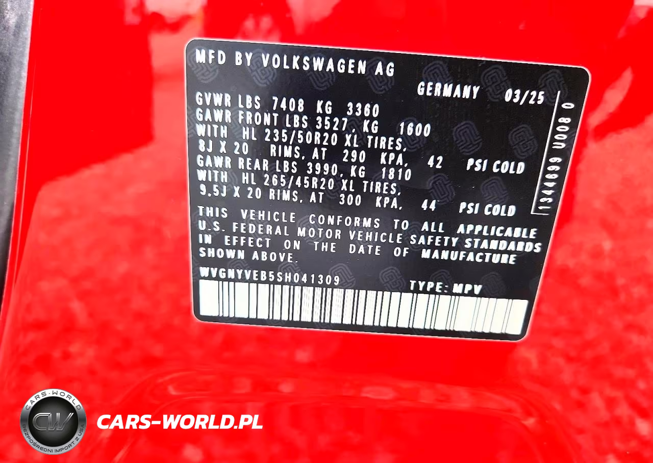 2025 Volkswagen Id Buzz Pro S Plus VIN:WVGNYVEB5SH041309 - 14