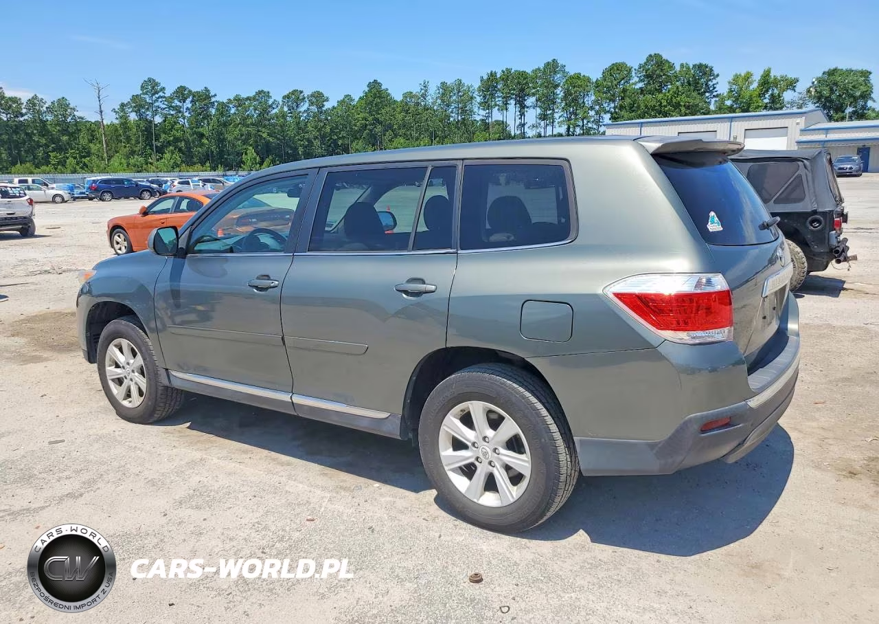 2013 Toyota Highlander Base VIN:5TDBK3EH0DS198536 - 2