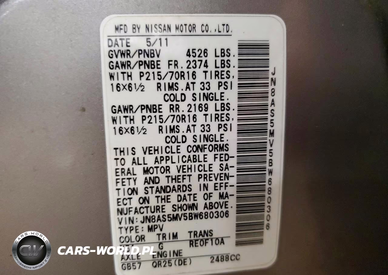 2011 Nissan Rogue S VIN:JN8AS5MV5BW680306 - 13