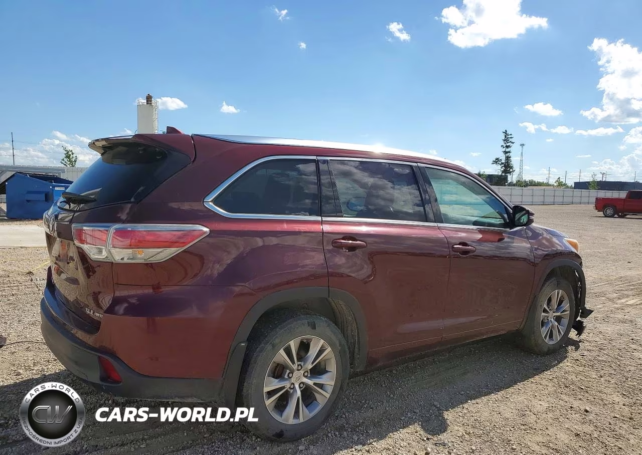 2015 Toyota Highlander Xle VIN:5TDJKRFH7FS109321 - 3