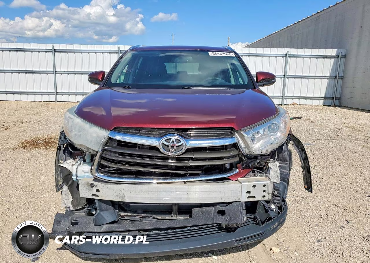 2015 Toyota Highlander Xle VIN:5TDJKRFH7FS109321 - 5