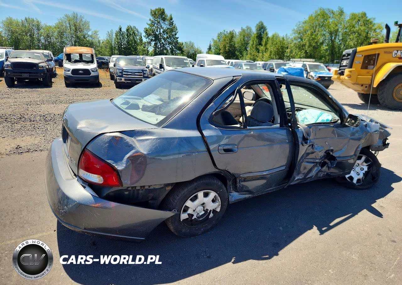 2000 Nissan Sentra Xe VIN:3N1CB51D9YL326676 - 3