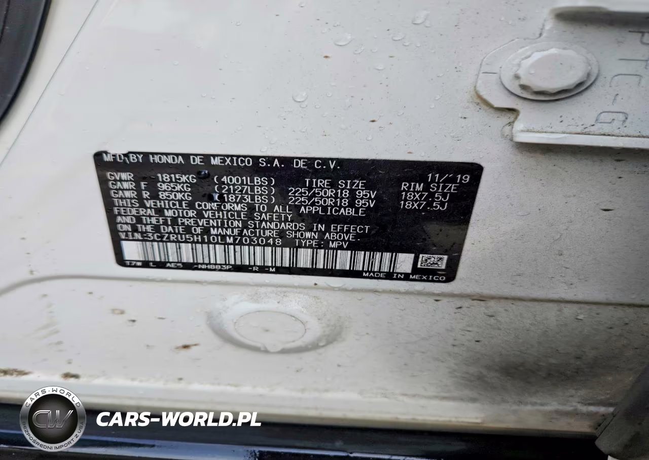 2020 Honda Hr-V Sport VIN:3CZRU5H10LM703048 - 14
