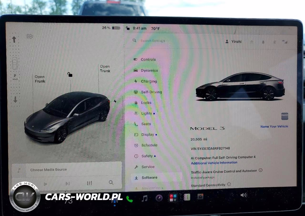 2024 Tesla Model 3 VIN:5YJ3E1EA6RF827148 - 9