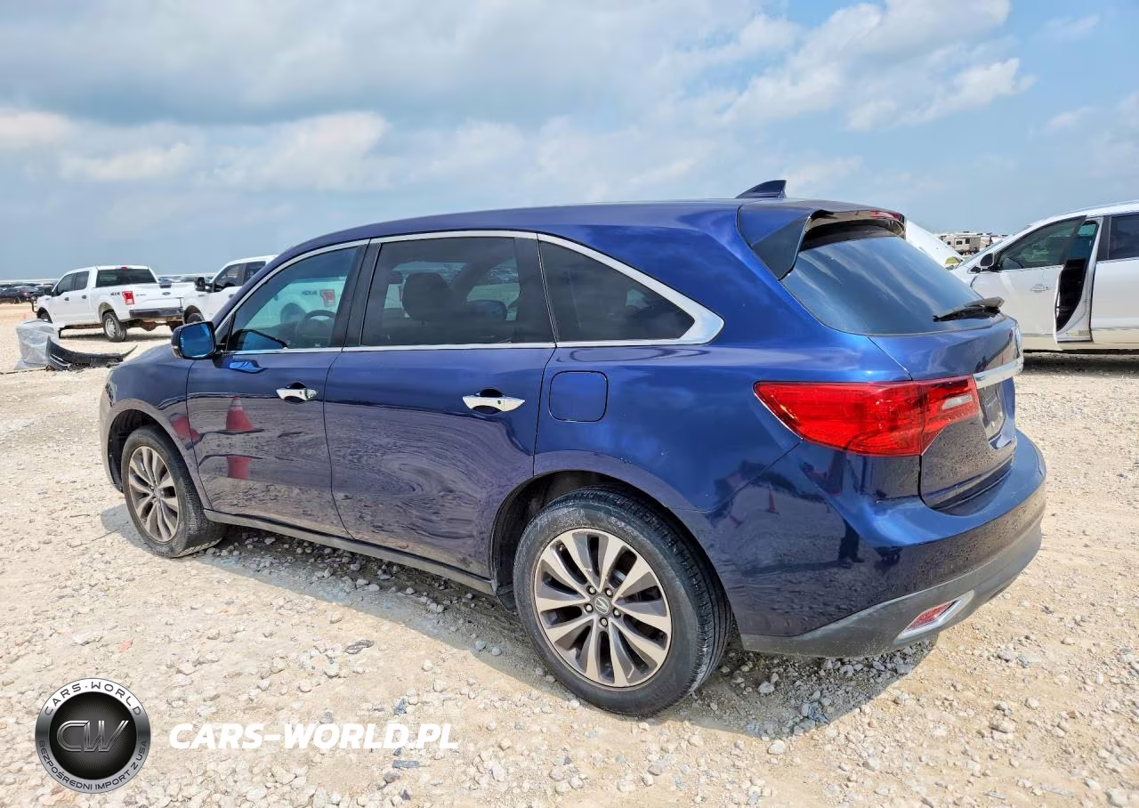 2015 Acura Mdx Technology VIN:5FRYD3H43FB011082 - 2
