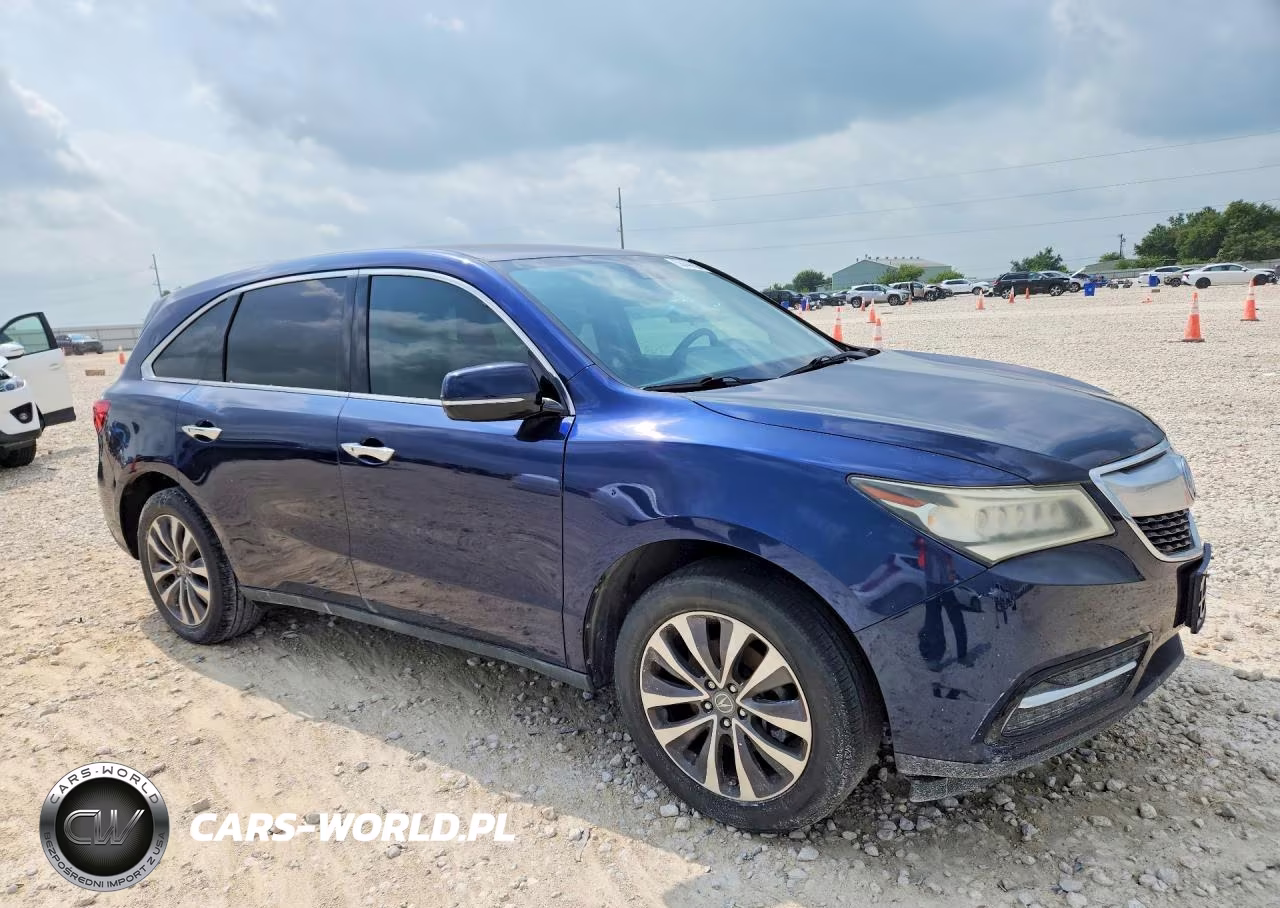 2015 Acura Mdx Technology VIN:5FRYD3H43FB011082 - 4