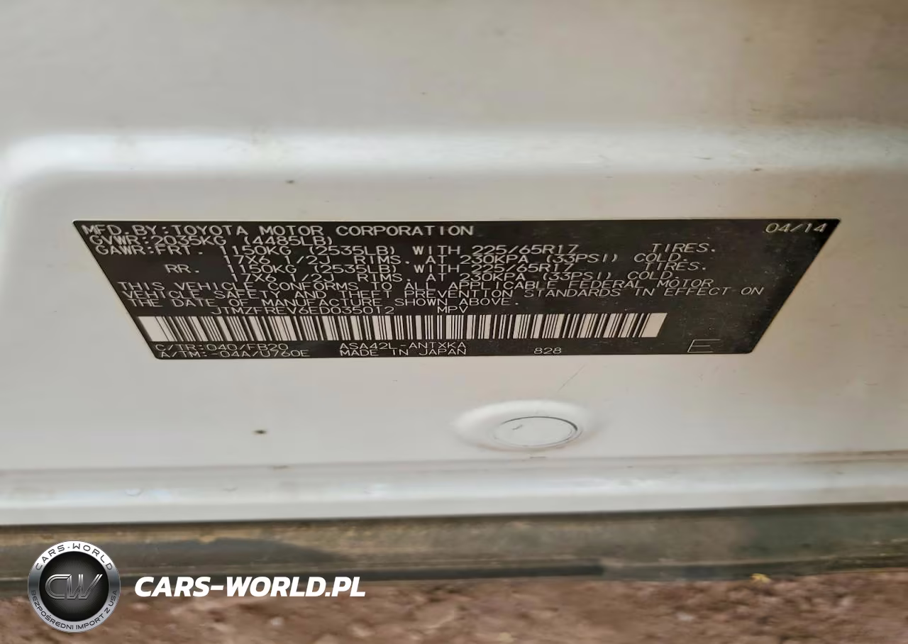 2014 Toyota Rav4 Le VIN:JTMZFREV6ED035012 - 12