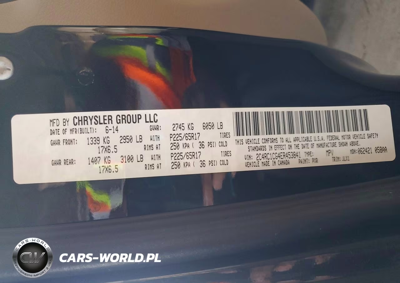 2014 Chrysler Town & Country Touring L VIN:2C4RC1CG4ER453841 - 13