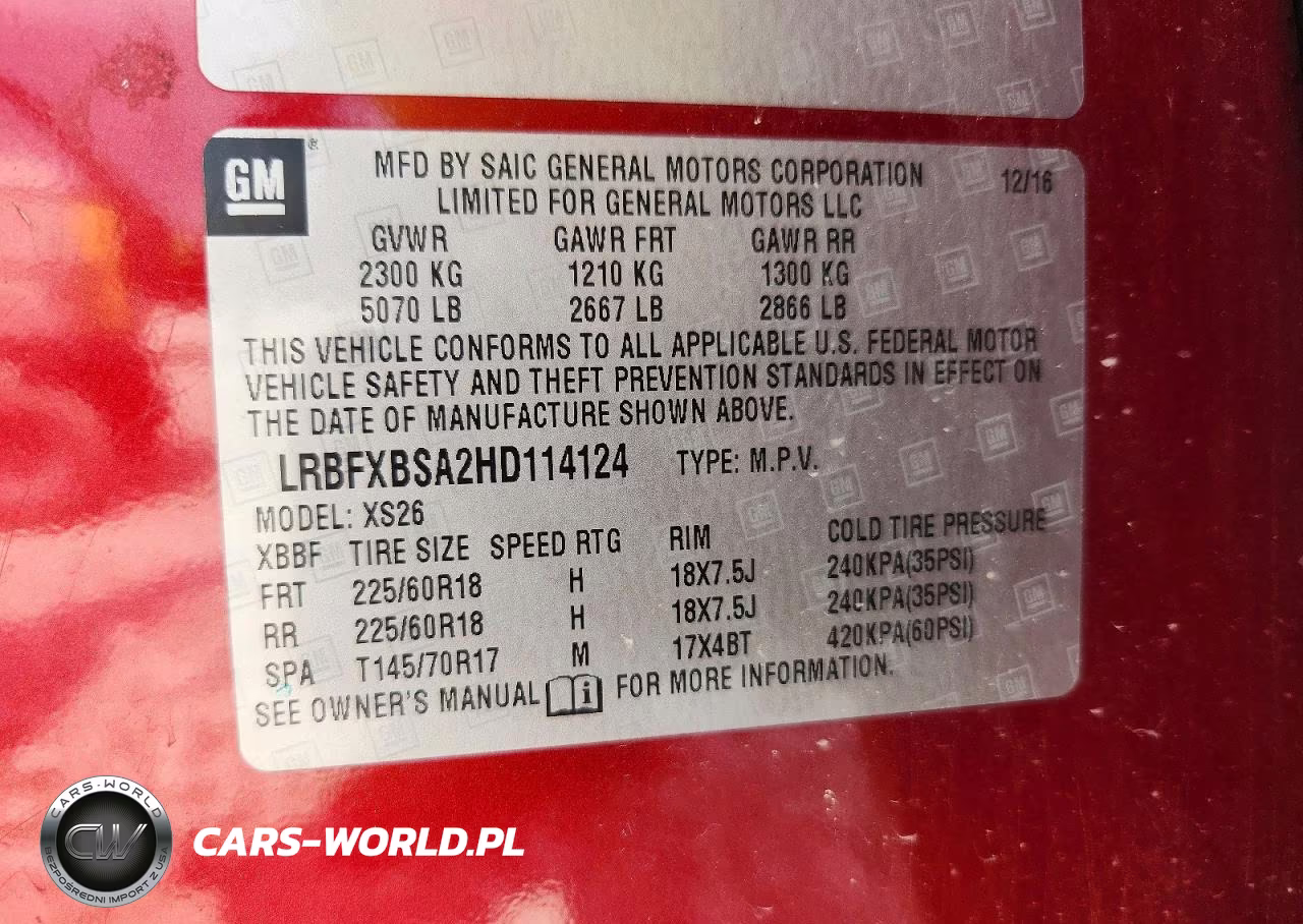2017 Buick Envision Essence VIN:LRBFXBSA2HD114124 - 12
