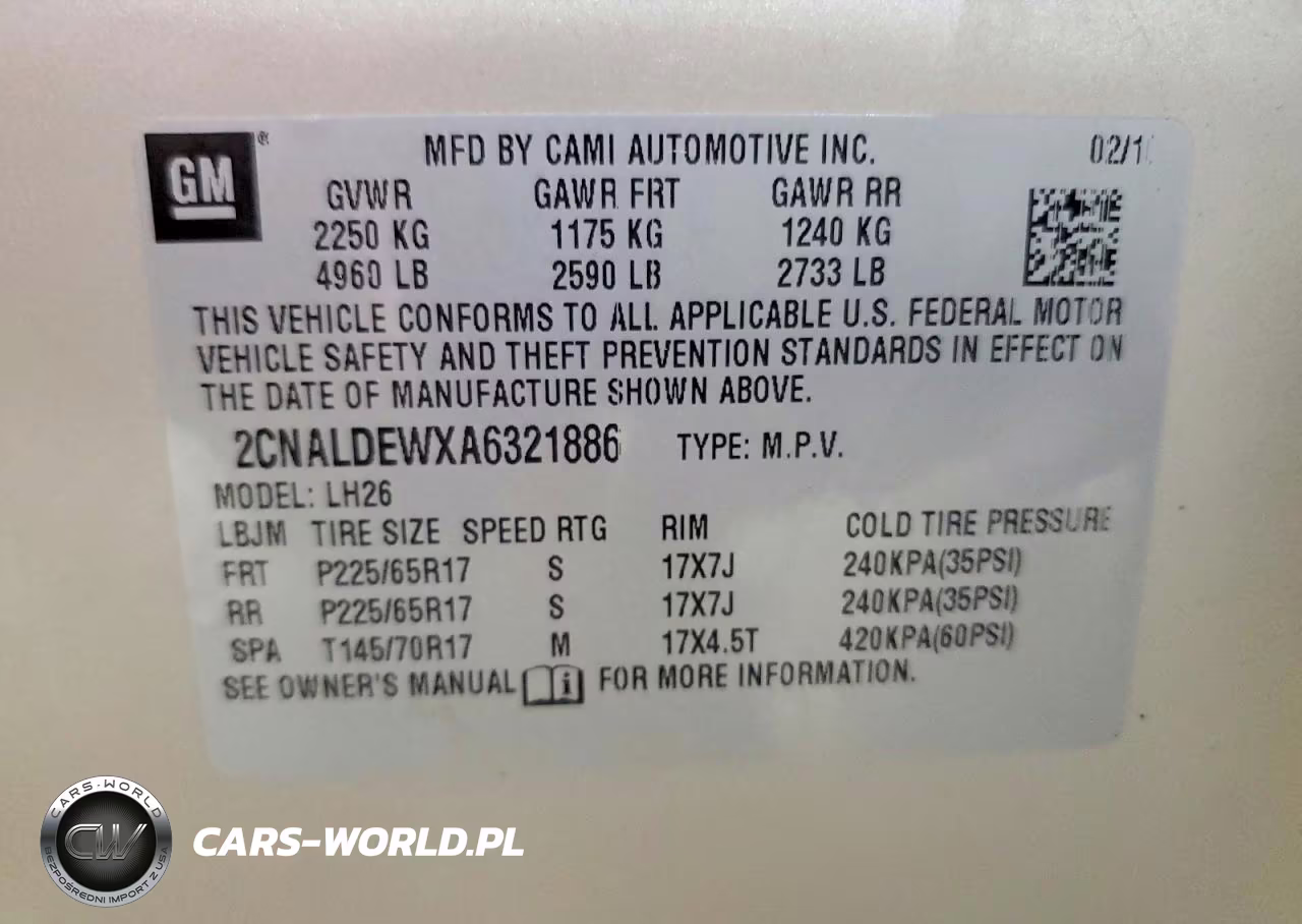 2010 Chevrolet Equinox Lt VIN:2CNALDEWXA6321886 - 14