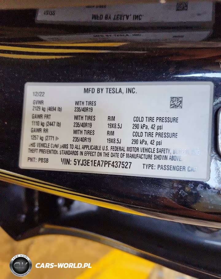 2023 Tesla Model 3 VIN:5YJ3E1EA7PF437527 - 12