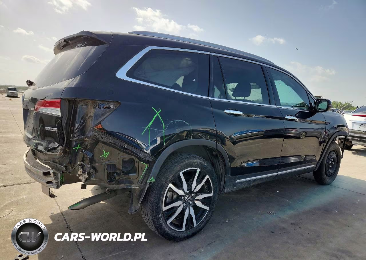 2022 Honda Pilot Touring VIN:5FNYF5H60NB030745 - 3