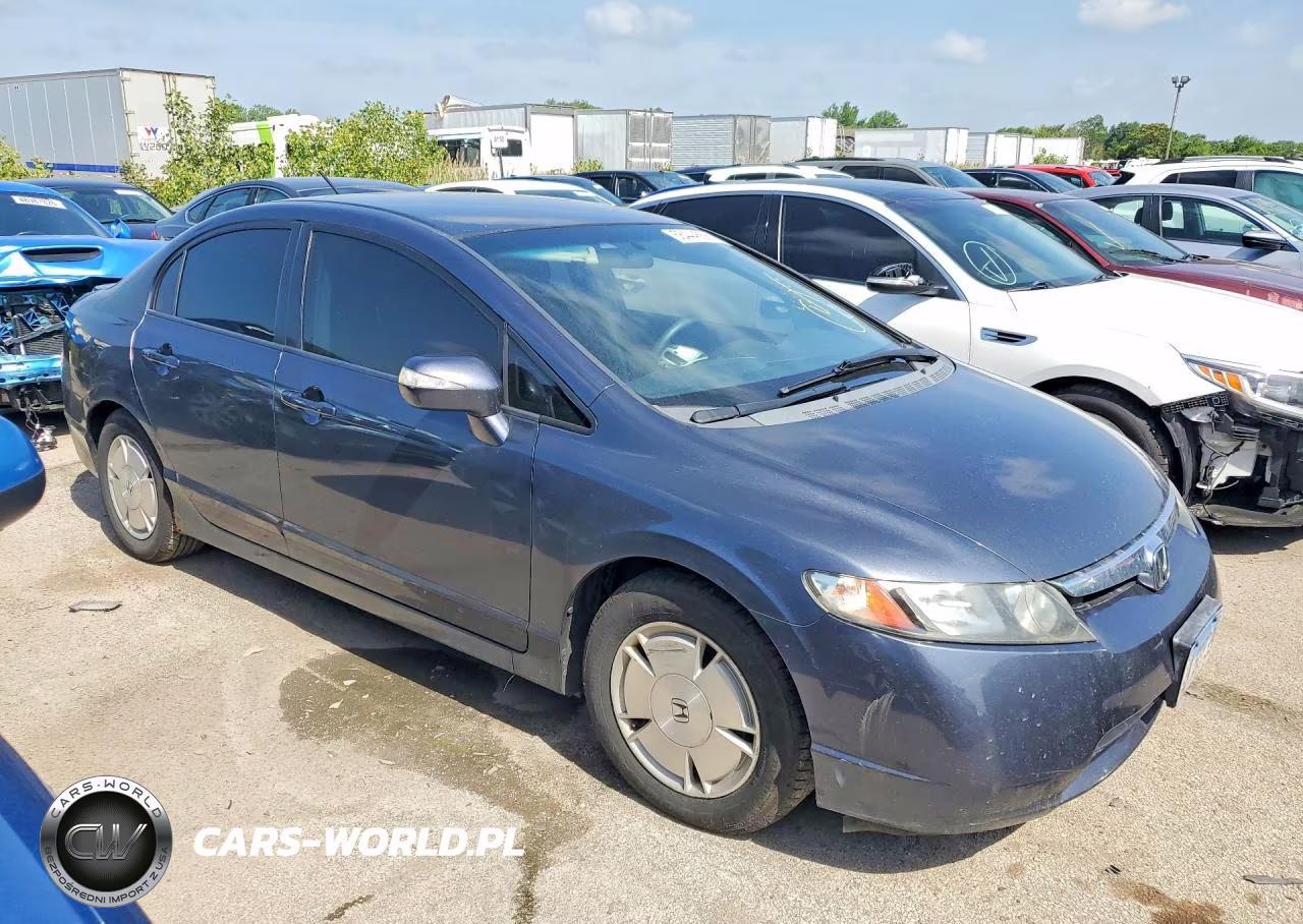 2007 Honda Civic Hybrid VIN:JHMFA36257S020095 - 4