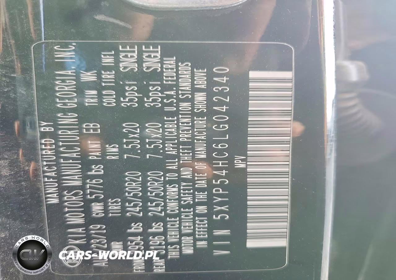 2020 Kia Telluride Sx VIN:5XYP54HC6LG042340 - 13