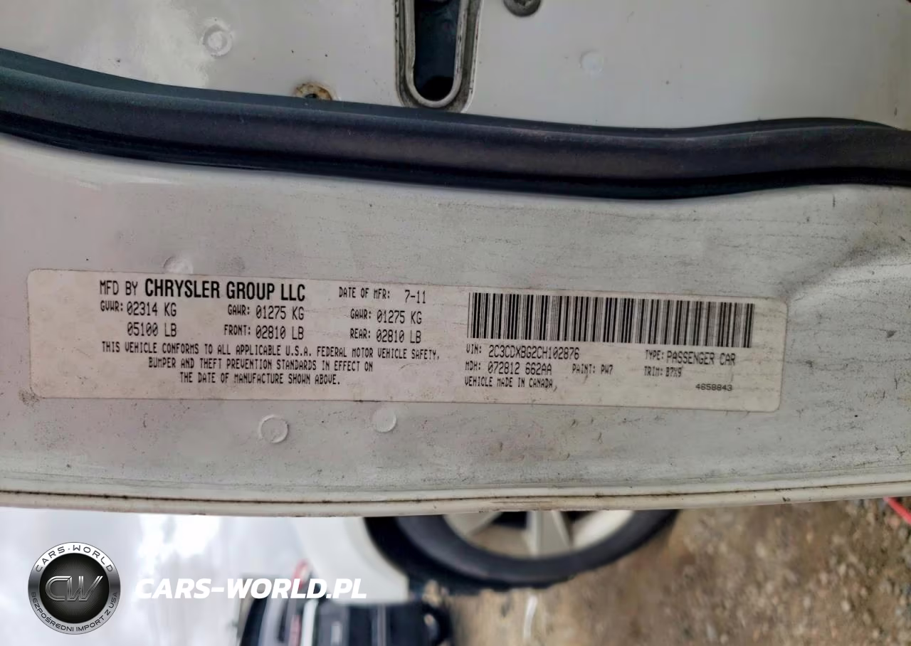 2012 Dodge Charger Se VIN:2C3CDXBG2CH102876 - 12