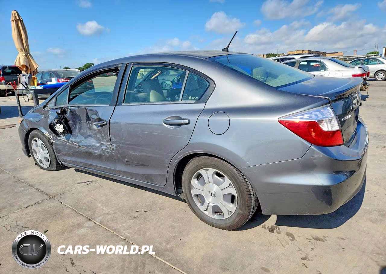 2012 Honda Civic Hybrid L VIN:JHMFB4F33CS008212 - 2