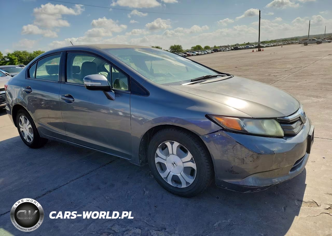 2012 Honda Civic Hybrid L VIN:JHMFB4F33CS008212 - 4