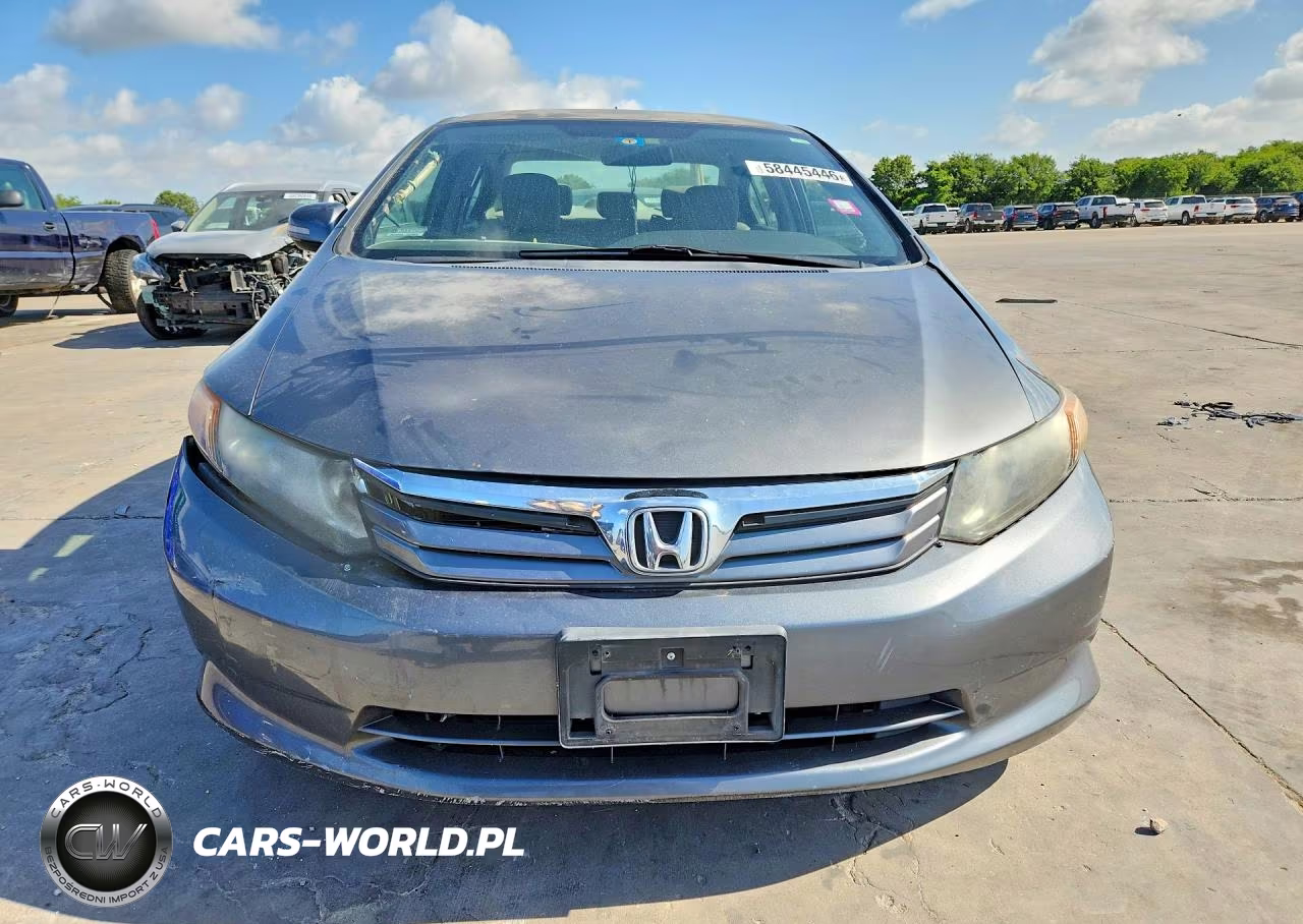 2012 Honda Civic Hybrid L VIN:JHMFB4F33CS008212 - 5