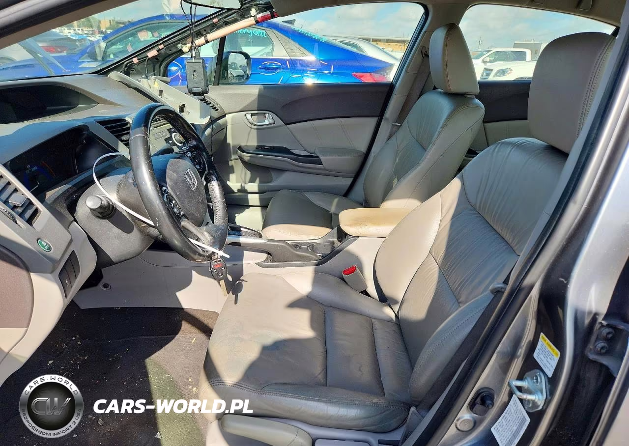 2012 Honda Civic Hybrid L VIN:JHMFB4F33CS008212 - 7