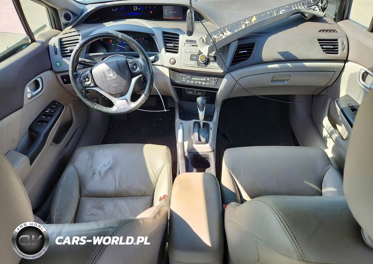 2012 Honda Civic Hybrid L VIN:JHMFB4F33CS008212 - 8