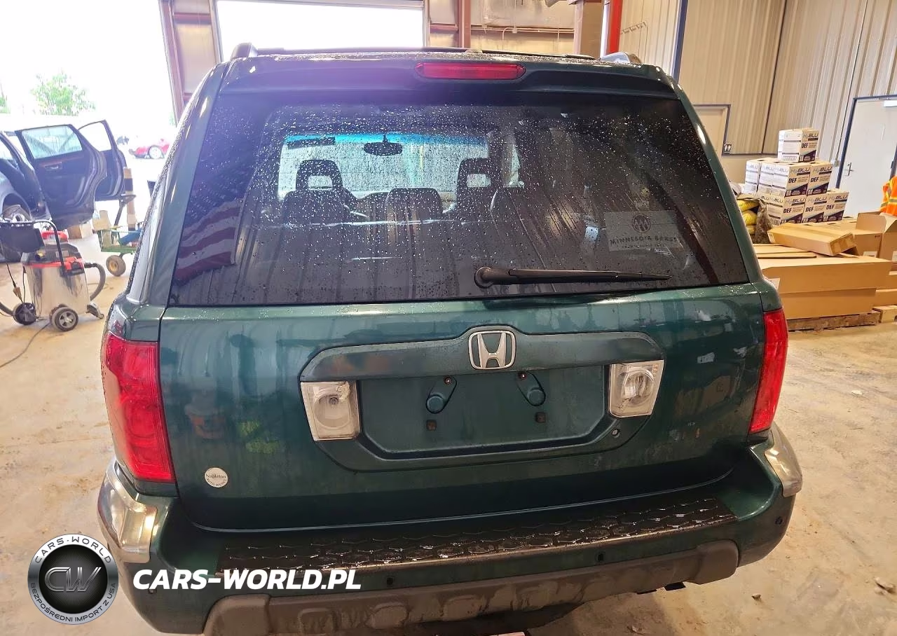 2003 Honda Pilot Exl VIN:2HKYF18643H503974 - 6