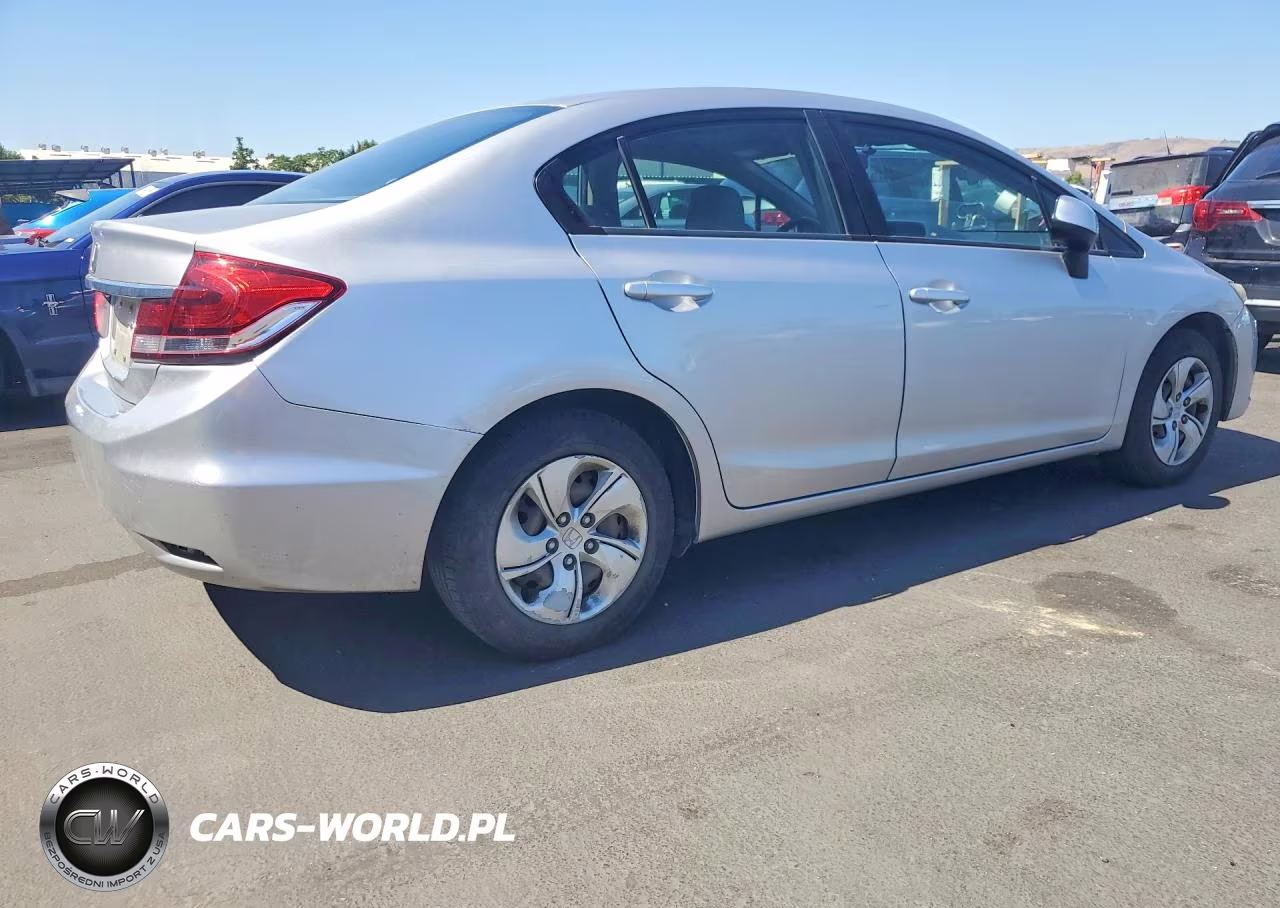 2013 Honda Civic Lx VIN:19XFB2F57DE253641 - 3