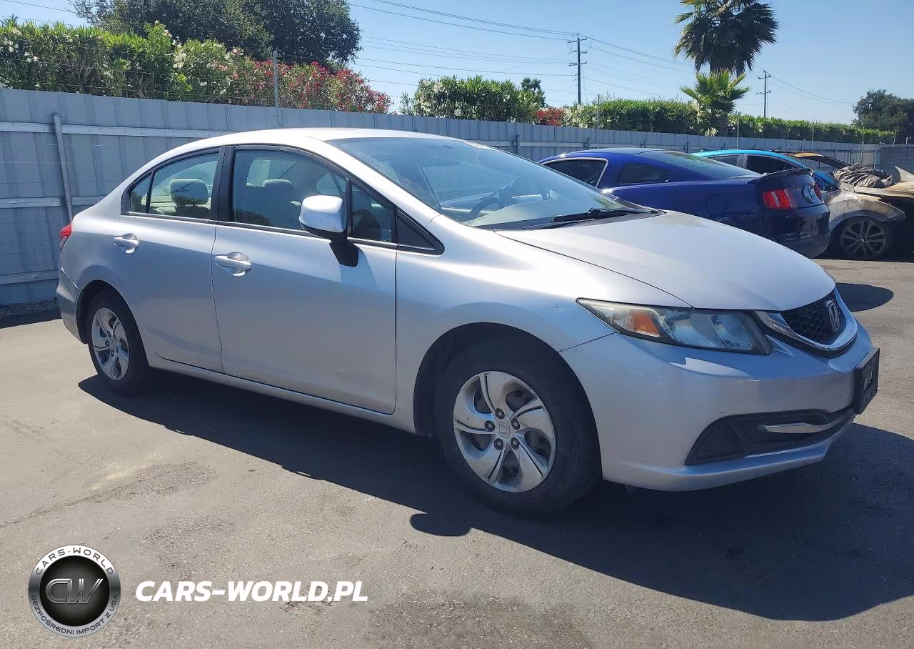 2013 Honda Civic Lx VIN:19XFB2F57DE253641 - 4