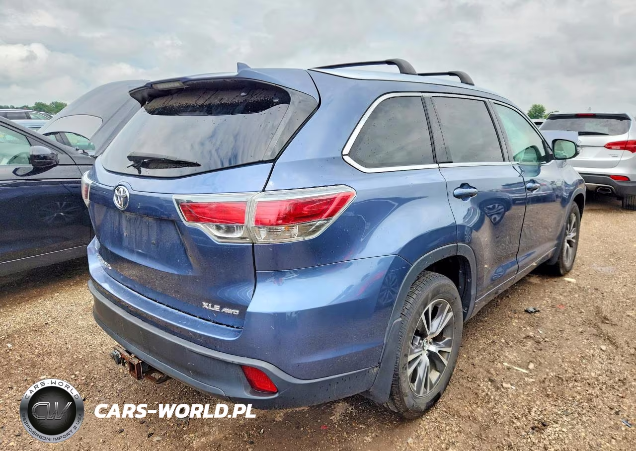 2016 Toyota Highlander Xle VIN:5TDJKRFH5GS290243 - 3