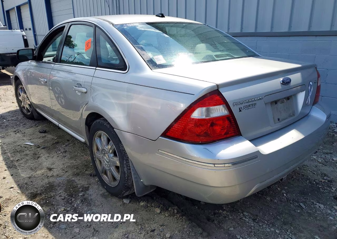 2007 Ford Five Hundred Sel VIN:1FAFP24177G103492 - 2